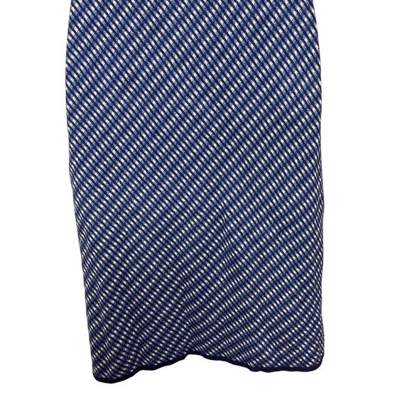 Boden Zoe Knitted Short Sleeve Shift Sweater Dress Blue Stretch Womens Size 6 R - Picture 9 of 14